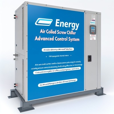 Un bon prix. Système de commande avancé pour un refroidisseur à vis refroidi à l'énergie et à l'air pour une efficacité de refroidissement optimale et des économies en ligne