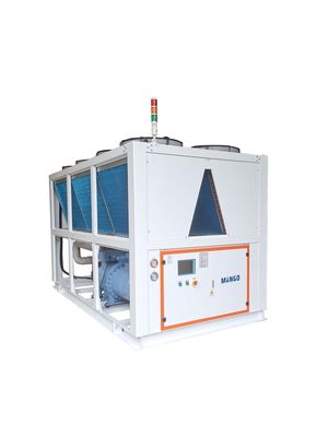 Un bon prix. Unité de refroidissement à vis à air refroidi semi-hermétique 150HP 270Kw/Hr en ligne