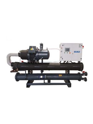 Un bon prix. Chiller à vis à refroidissement par eau compact 410HP 410KW/h Capacité de refroidissement en ligne