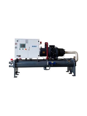 Un bon prix. MINGO refroidi à l'eau à vis 260HP 260Kw/Hr Capacité de refroidissement Condensateur de coque et de tube en ligne