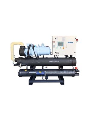 Un bon prix. Chiller refroidi à l'eau à vis à faible bruit 170HP 157KW/Hr Capacité de refroidissement en ligne