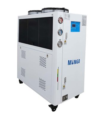 Un bon prix. 5HP refroidisseur d'eau laser refroidi à l'air 14028 Kcal/Hr Capacité de refroidissement 3,75KW Puissance du compresseur en ligne