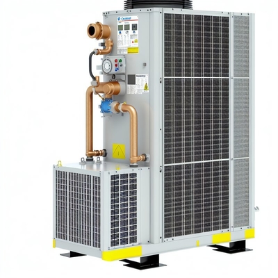 Un bon prix. Chiller à vis refroidi à l'eau par réfrigérant écologique avec système de contrôle avancé et condensateur à coque et à tube en ligne